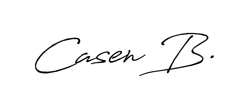 It looks lik you need a new signature style for name Casen B.. Design unique handwritten (Antro_Vectra_Bolder) signature with our free signature maker in just a few clicks. Casen B. signature style 7 images and pictures png