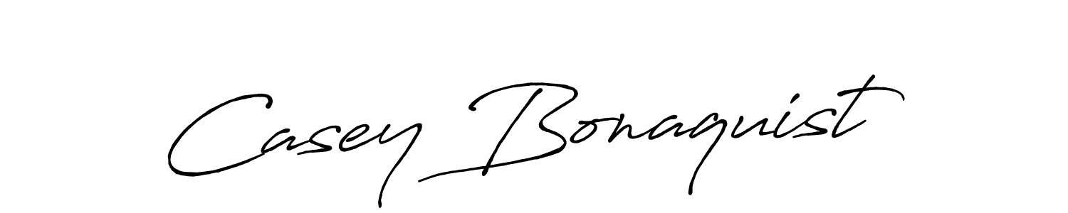 Make a beautiful signature design for name Casey Bonaquist. With this signature (Antro_Vectra_Bolder) style, you can create a handwritten signature for free. Casey Bonaquist signature style 7 images and pictures png