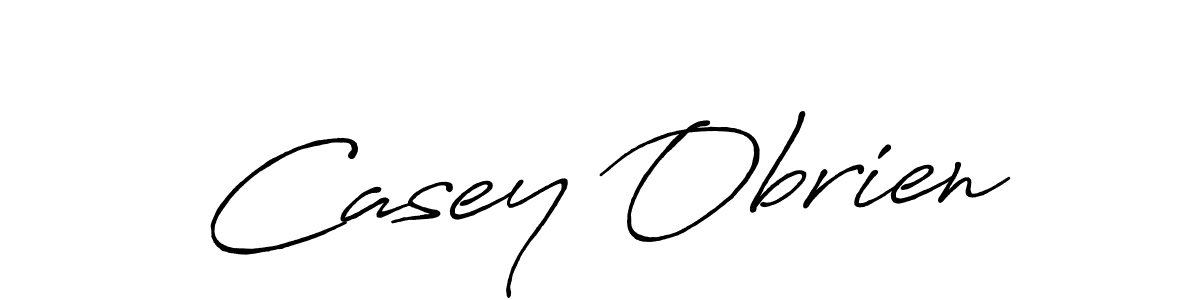 Design your own signature with our free online signature maker. With this signature software, you can create a handwritten (Antro_Vectra_Bolder) signature for name Casey Obrien. Casey Obrien signature style 7 images and pictures png