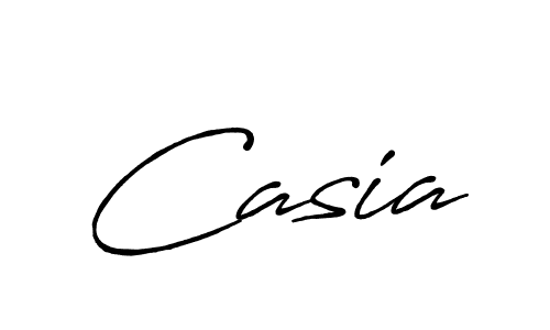 How to make Casia signature? Antro_Vectra_Bolder is a professional autograph style. Create handwritten signature for Casia name. Casia signature style 7 images and pictures png