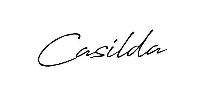 How to make Casilda signature? Antro_Vectra_Bolder is a professional autograph style. Create handwritten signature for Casilda name. Casilda signature style 7 images and pictures png