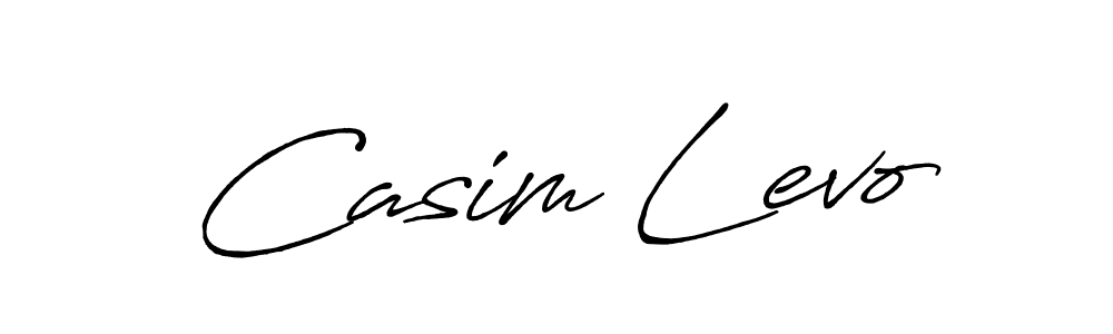 Also we have Casim Levo name is the best signature style. Create professional handwritten signature collection using Antro_Vectra_Bolder autograph style. Casim Levo signature style 7 images and pictures png