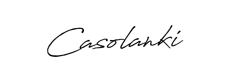 Casolanki stylish signature style. Best Handwritten Sign (Antro_Vectra_Bolder) for my name. Handwritten Signature Collection Ideas for my name Casolanki. Casolanki signature style 7 images and pictures png