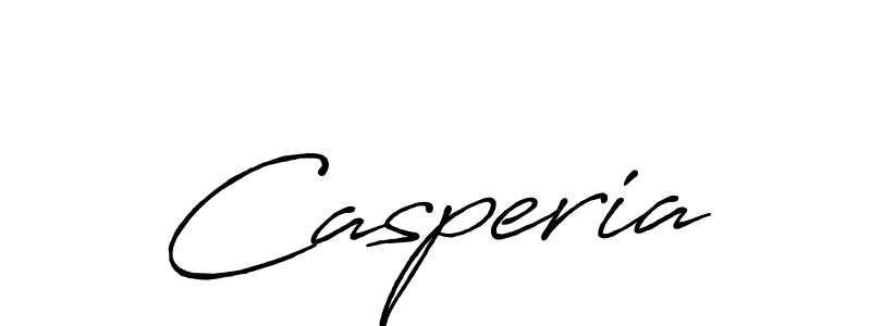 How to make Casperia name signature. Use Antro_Vectra_Bolder style for creating short signs online. This is the latest handwritten sign. Casperia signature style 7 images and pictures png