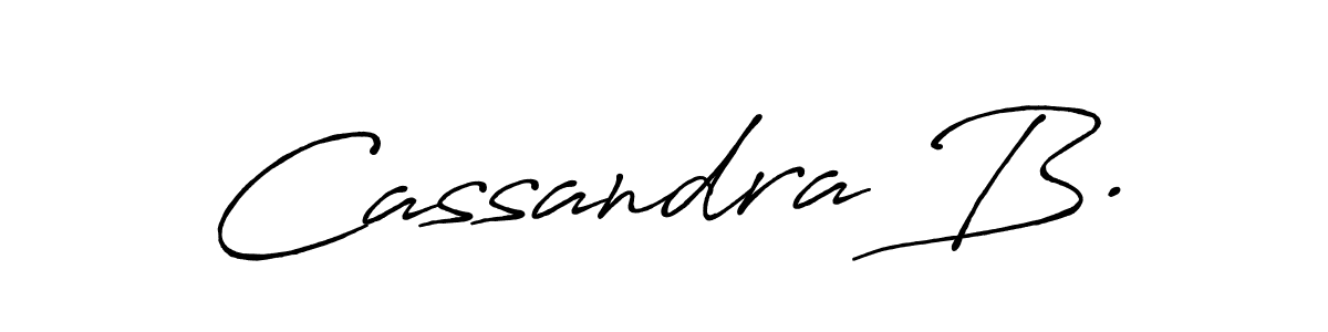 Also You can easily find your signature by using the search form. We will create Cassandra B. name handwritten signature images for you free of cost using Antro_Vectra_Bolder sign style. Cassandra B. signature style 7 images and pictures png