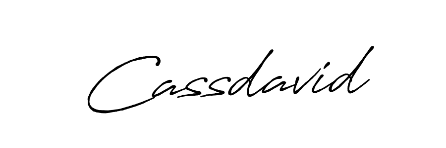 Cassdavid stylish signature style. Best Handwritten Sign (Antro_Vectra_Bolder) for my name. Handwritten Signature Collection Ideas for my name Cassdavid. Cassdavid signature style 7 images and pictures png
