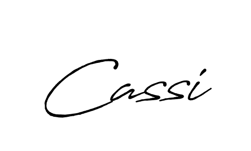 How to make Cassi signature? Antro_Vectra_Bolder is a professional autograph style. Create handwritten signature for Cassi name. Cassi signature style 7 images and pictures png