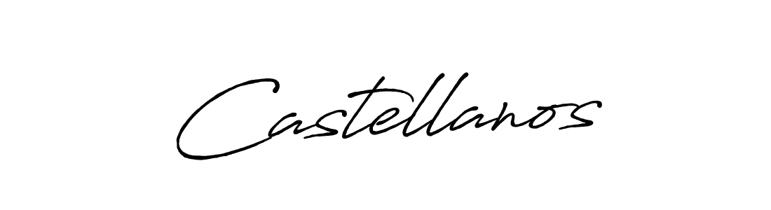 Create a beautiful signature design for name Castellanos. With this signature (Antro_Vectra_Bolder) fonts, you can make a handwritten signature for free. Castellanos signature style 7 images and pictures png