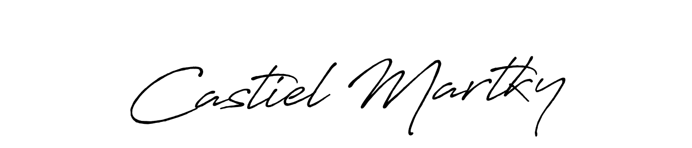 Create a beautiful signature design for name Castiel Martky. With this signature (Antro_Vectra_Bolder) fonts, you can make a handwritten signature for free. Castiel Martky signature style 7 images and pictures png