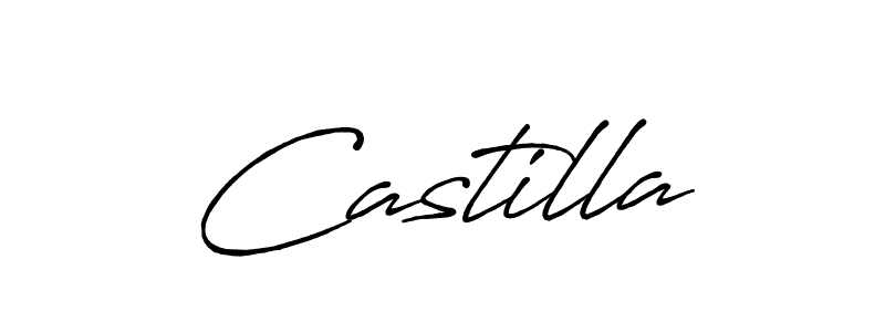 Make a beautiful signature design for name Castilla. With this signature (Antro_Vectra_Bolder) style, you can create a handwritten signature for free. Castilla signature style 7 images and pictures png