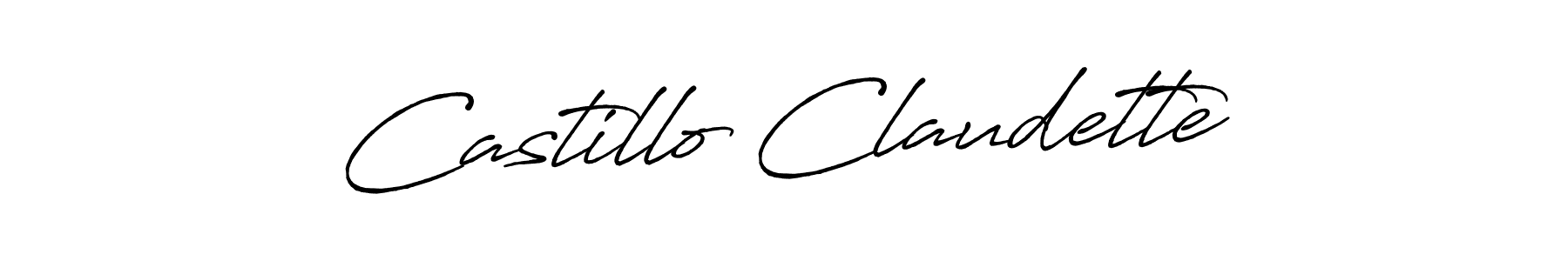 You should practise on your own different ways (Antro_Vectra_Bolder) to write your name (Castillo Claudette) in signature. don't let someone else do it for you. Castillo Claudette signature style 7 images and pictures png