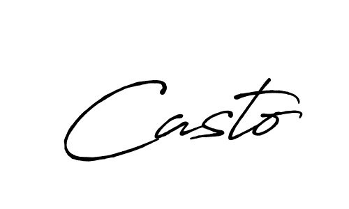 Best and Professional Signature Style for Casto. Antro_Vectra_Bolder Best Signature Style Collection. Casto signature style 7 images and pictures png
