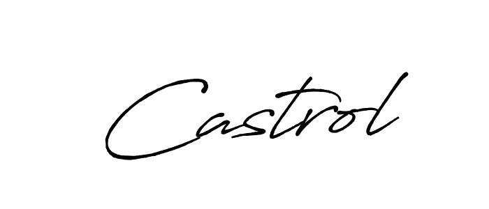 You should practise on your own different ways (Antro_Vectra_Bolder) to write your name (Castrol) in signature. don't let someone else do it for you. Castrol signature style 7 images and pictures png
