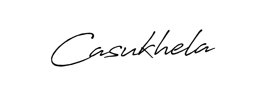 Make a beautiful signature design for name Casukhela. With this signature (Antro_Vectra_Bolder) style, you can create a handwritten signature for free. Casukhela signature style 7 images and pictures png