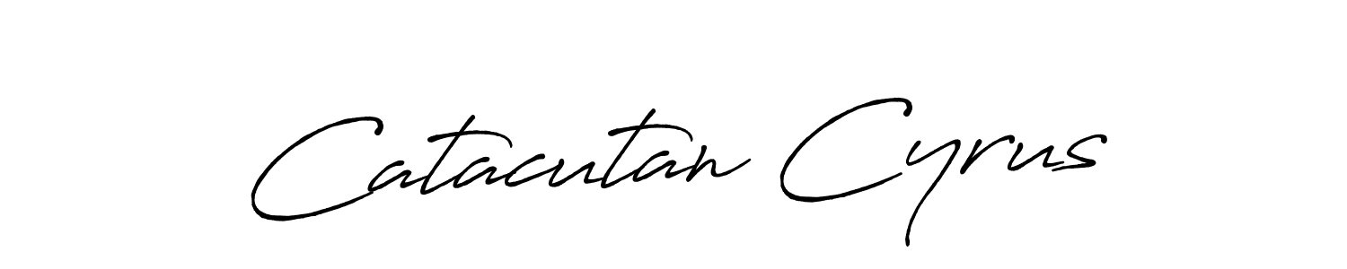 Also You can easily find your signature by using the search form. We will create Catacutan Cyrus name handwritten signature images for you free of cost using Antro_Vectra_Bolder sign style. Catacutan Cyrus signature style 7 images and pictures png