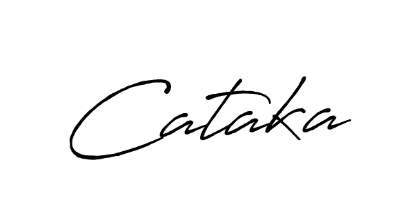 Create a beautiful signature design for name Cataka. With this signature (Antro_Vectra_Bolder) fonts, you can make a handwritten signature for free. Cataka signature style 7 images and pictures png