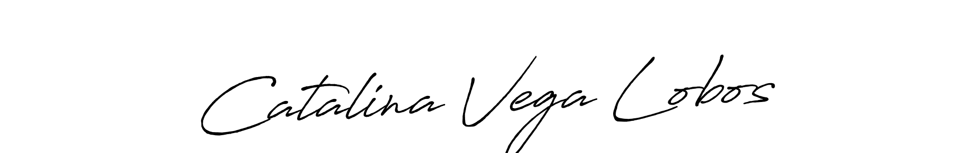You should practise on your own different ways (Antro_Vectra_Bolder) to write your name (Catalina Vega Lobos) in signature. don't let someone else do it for you. Catalina Vega Lobos signature style 7 images and pictures png