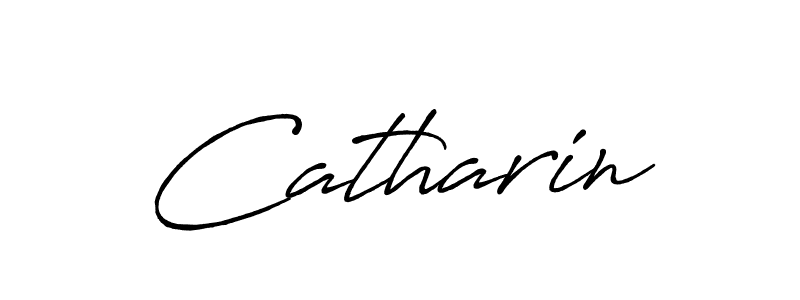 Catharin stylish signature style. Best Handwritten Sign (Antro_Vectra_Bolder) for my name. Handwritten Signature Collection Ideas for my name Catharin. Catharin signature style 7 images and pictures png
