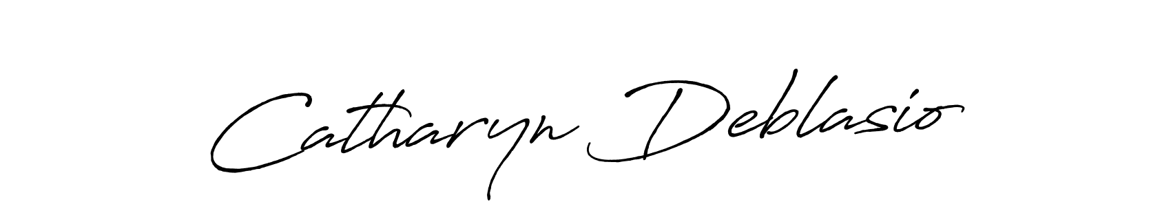 It looks lik you need a new signature style for name Catharyn Deblasio. Design unique handwritten (Antro_Vectra_Bolder) signature with our free signature maker in just a few clicks. Catharyn Deblasio signature style 7 images and pictures png
