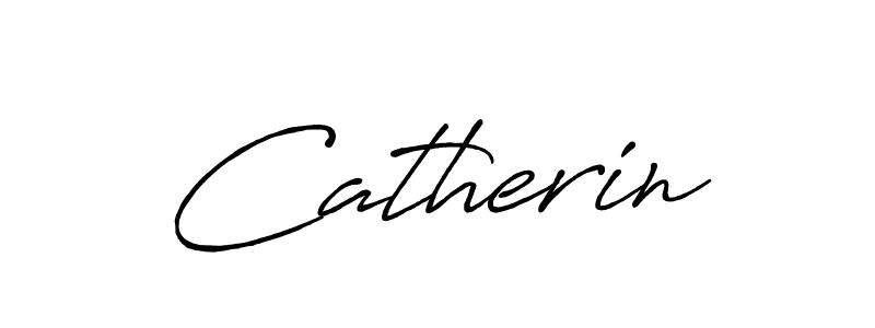 Design your own signature with our free online signature maker. With this signature software, you can create a handwritten (Antro_Vectra_Bolder) signature for name Catherin. Catherin signature style 7 images and pictures png