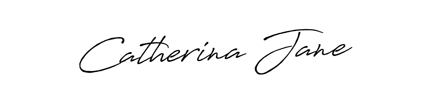 Design your own signature with our free online signature maker. With this signature software, you can create a handwritten (Antro_Vectra_Bolder) signature for name Catherina Jane. Catherina Jane signature style 7 images and pictures png