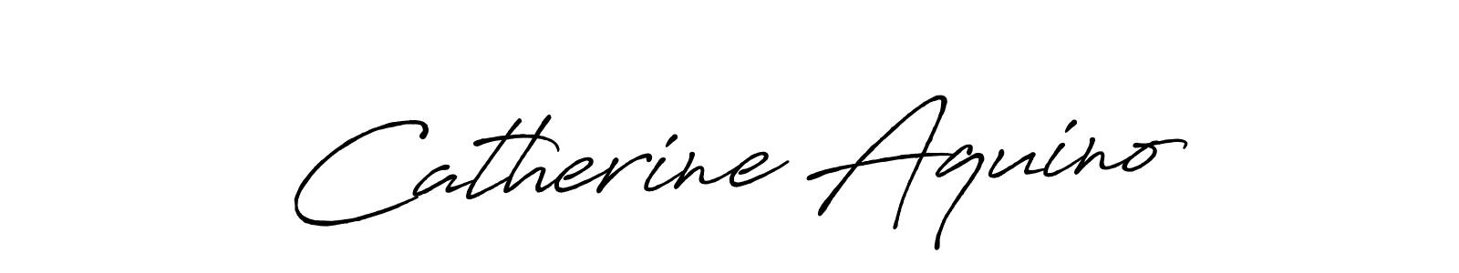 Design your own signature with our free online signature maker. With this signature software, you can create a handwritten (Antro_Vectra_Bolder) signature for name Catherine Aquino. Catherine Aquino signature style 7 images and pictures png