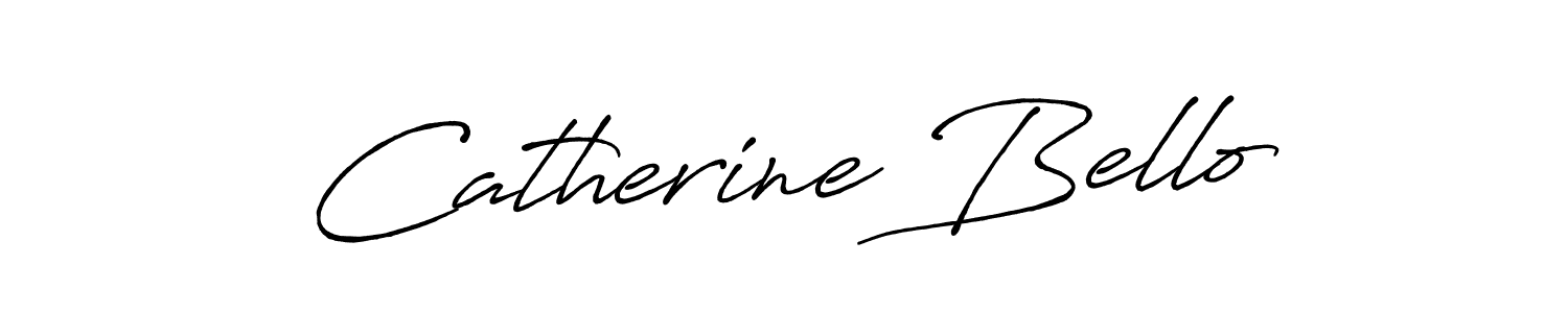 The best way (Antro_Vectra_Bolder) to make a short signature is to pick only two or three words in your name. The name Catherine Bello include a total of six letters. For converting this name. Catherine Bello signature style 7 images and pictures png