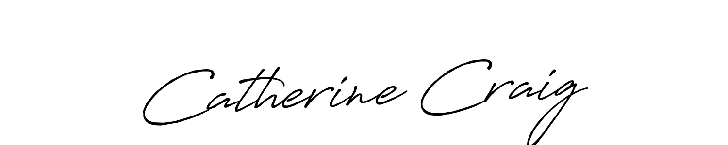 Use a signature maker to create a handwritten signature online. With this signature software, you can design (Antro_Vectra_Bolder) your own signature for name Catherine Craig. Catherine Craig signature style 7 images and pictures png