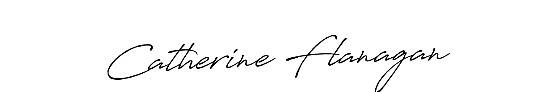 Make a beautiful signature design for name Catherine Flanagan. With this signature (Antro_Vectra_Bolder) style, you can create a handwritten signature for free. Catherine Flanagan signature style 7 images and pictures png