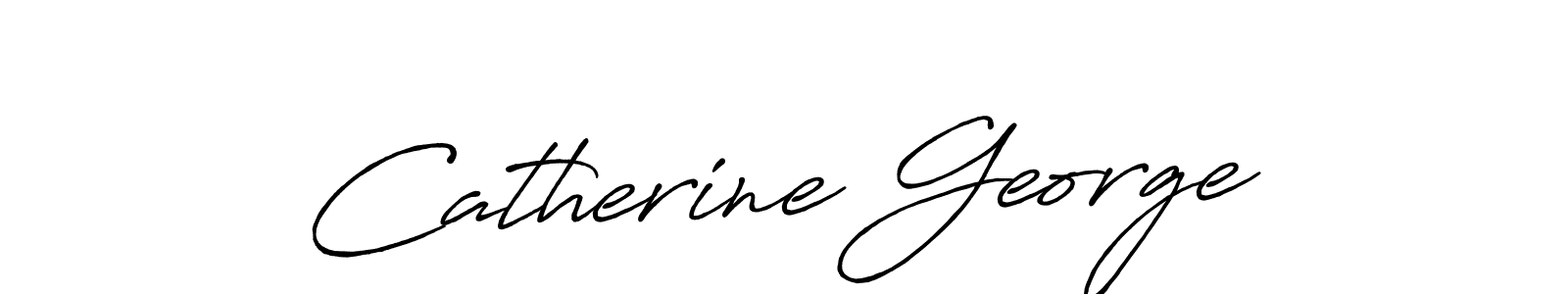 Catherine George stylish signature style. Best Handwritten Sign (Antro_Vectra_Bolder) for my name. Handwritten Signature Collection Ideas for my name Catherine George. Catherine George signature style 7 images and pictures png