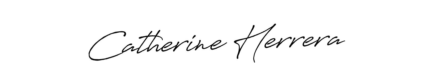 How to make Catherine Herrera signature? Antro_Vectra_Bolder is a professional autograph style. Create handwritten signature for Catherine Herrera name. Catherine Herrera signature style 7 images and pictures png