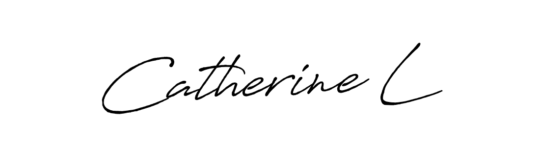 How to make Catherine L signature? Antro_Vectra_Bolder is a professional autograph style. Create handwritten signature for Catherine L name. Catherine L signature style 7 images and pictures png