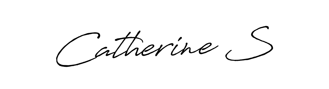 It looks lik you need a new signature style for name Catherine S. Design unique handwritten (Antro_Vectra_Bolder) signature with our free signature maker in just a few clicks. Catherine S signature style 7 images and pictures png