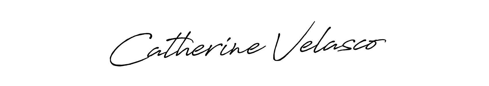 Create a beautiful signature design for name Catherine Velasco. With this signature (Antro_Vectra_Bolder) fonts, you can make a handwritten signature for free. Catherine Velasco signature style 7 images and pictures png