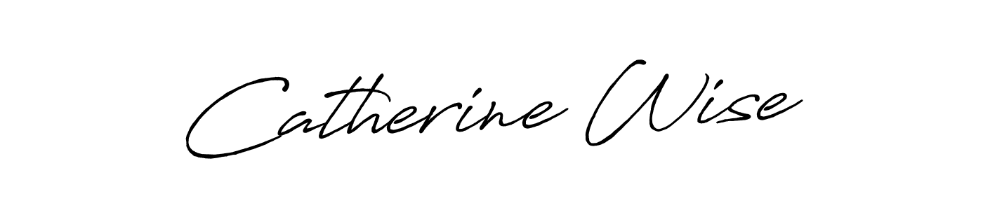 How to make Catherine Wise signature? Antro_Vectra_Bolder is a professional autograph style. Create handwritten signature for Catherine Wise name. Catherine Wise signature style 7 images and pictures png