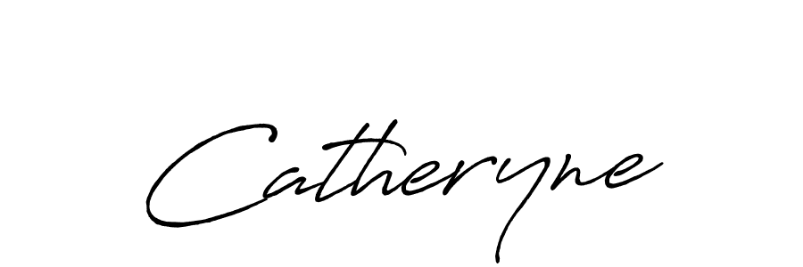 How to make Catheryne signature? Antro_Vectra_Bolder is a professional autograph style. Create handwritten signature for Catheryne name. Catheryne signature style 7 images and pictures png