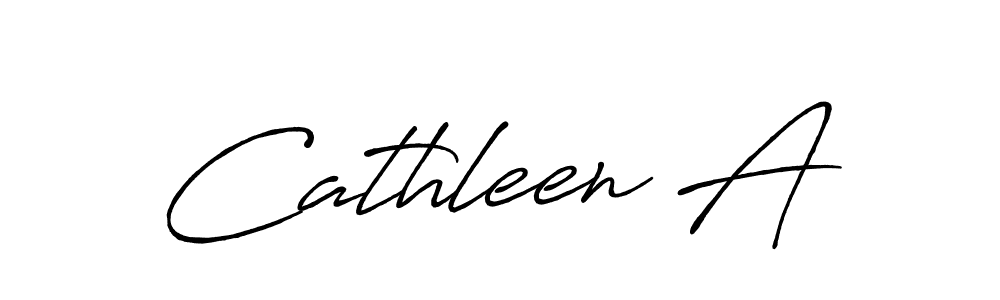 if you are searching for the best signature style for your name Cathleen A. so please give up your signature search. here we have designed multiple signature styles  using Antro_Vectra_Bolder. Cathleen A signature style 7 images and pictures png