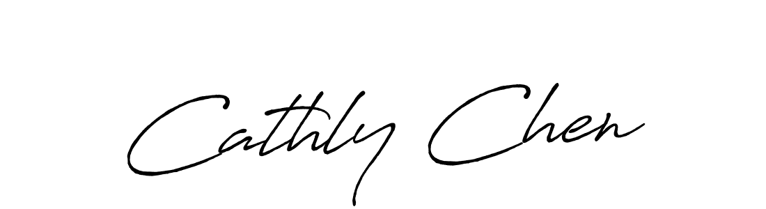 Cathly Chen stylish signature style. Best Handwritten Sign (Antro_Vectra_Bolder) for my name. Handwritten Signature Collection Ideas for my name Cathly Chen. Cathly Chen signature style 7 images and pictures png