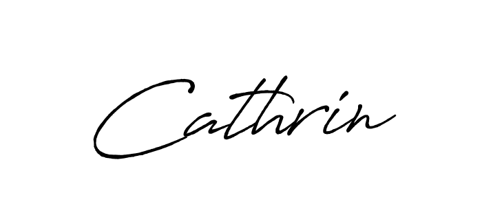 Make a beautiful signature design for name Cathrin. With this signature (Antro_Vectra_Bolder) style, you can create a handwritten signature for free. Cathrin signature style 7 images and pictures png