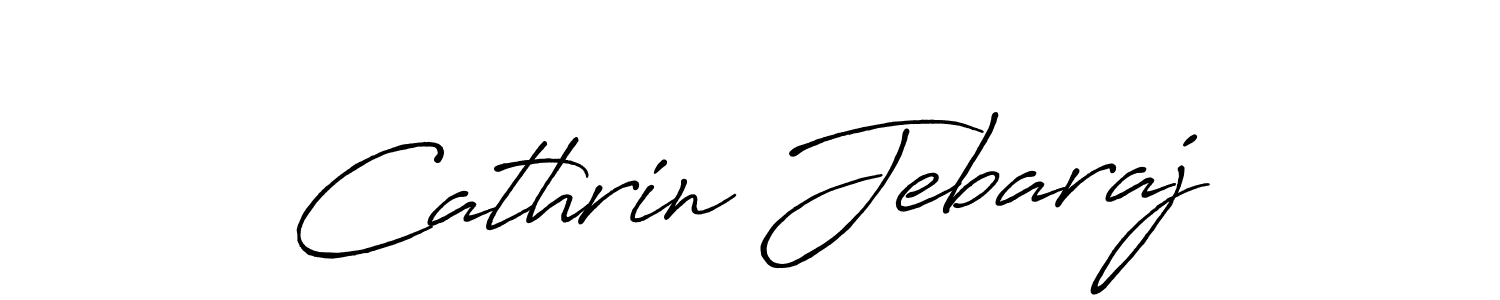 The best way (Antro_Vectra_Bolder) to make a short signature is to pick only two or three words in your name. The name Cathrin Jebaraj include a total of six letters. For converting this name. Cathrin Jebaraj signature style 7 images and pictures png