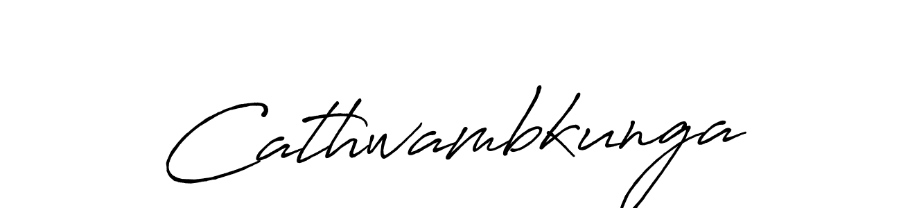 Design your own signature with our free online signature maker. With this signature software, you can create a handwritten (Antro_Vectra_Bolder) signature for name Cathwambkunga. Cathwambkunga signature style 7 images and pictures png
