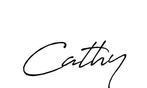 You should practise on your own different ways (Antro_Vectra_Bolder) to write your name (Cathy) in signature. don't let someone else do it for you. Cathy signature style 7 images and pictures png