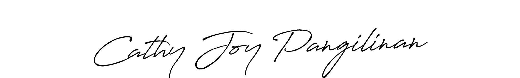 Create a beautiful signature design for name Cathy Joy Pangilinan. With this signature (Antro_Vectra_Bolder) fonts, you can make a handwritten signature for free. Cathy Joy Pangilinan signature style 7 images and pictures png