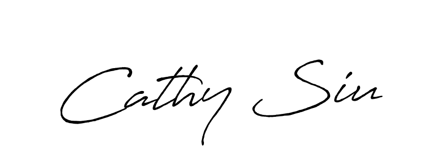You should practise on your own different ways (Antro_Vectra_Bolder) to write your name (Cathy Siu) in signature. don't let someone else do it for you. Cathy Siu signature style 7 images and pictures png