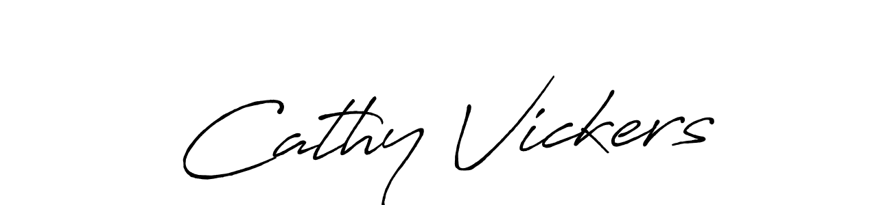 Make a beautiful signature design for name Cathy Vickers. Use this online signature maker to create a handwritten signature for free. Cathy Vickers signature style 7 images and pictures png