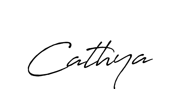 Create a beautiful signature design for name Cathya. With this signature (Antro_Vectra_Bolder) fonts, you can make a handwritten signature for free. Cathya signature style 7 images and pictures png