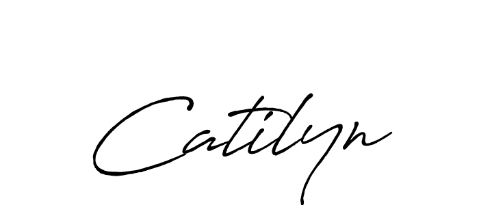 Design your own signature with our free online signature maker. With this signature software, you can create a handwritten (Antro_Vectra_Bolder) signature for name Catilyn. Catilyn signature style 7 images and pictures png