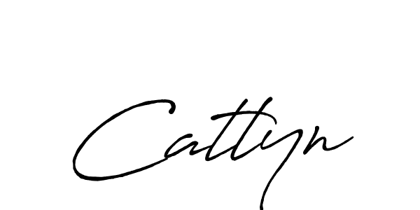 How to make Catlyn signature? Antro_Vectra_Bolder is a professional autograph style. Create handwritten signature for Catlyn name. Catlyn signature style 7 images and pictures png
