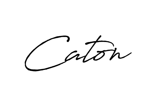 Also we have Caton name is the best signature style. Create professional handwritten signature collection using Antro_Vectra_Bolder autograph style. Caton signature style 7 images and pictures png