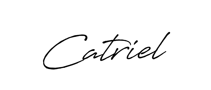 Also You can easily find your signature by using the search form. We will create Catriel name handwritten signature images for you free of cost using Antro_Vectra_Bolder sign style. Catriel signature style 7 images and pictures png